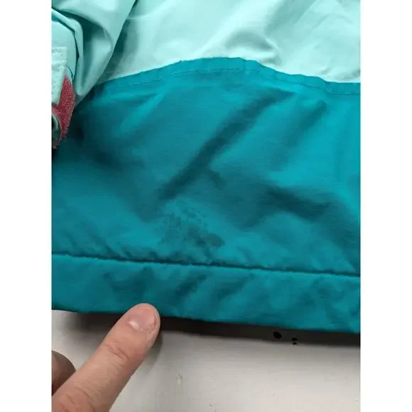 Lands' End Aqua/Teal Girls Winter Coat